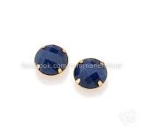 Brinco Com Pedra Azul